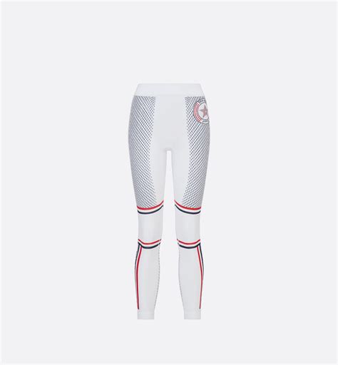 dior leggings white